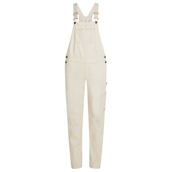 O´neill Twill Dungaree Byxor Beige M Kvinna