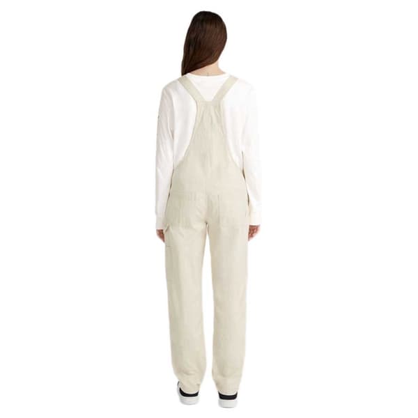 O´neill Twill Dungaree Byxor Beige M Kvinna