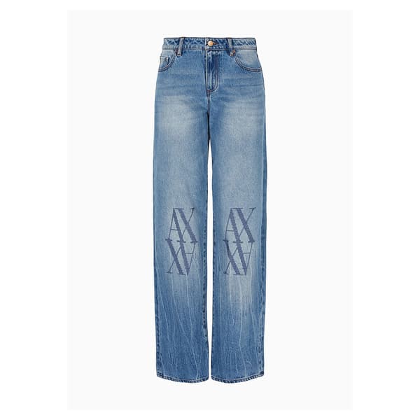 Armani Exchange 6dyj52_y19kz Jeans Blå 28 / Regular Kvinna