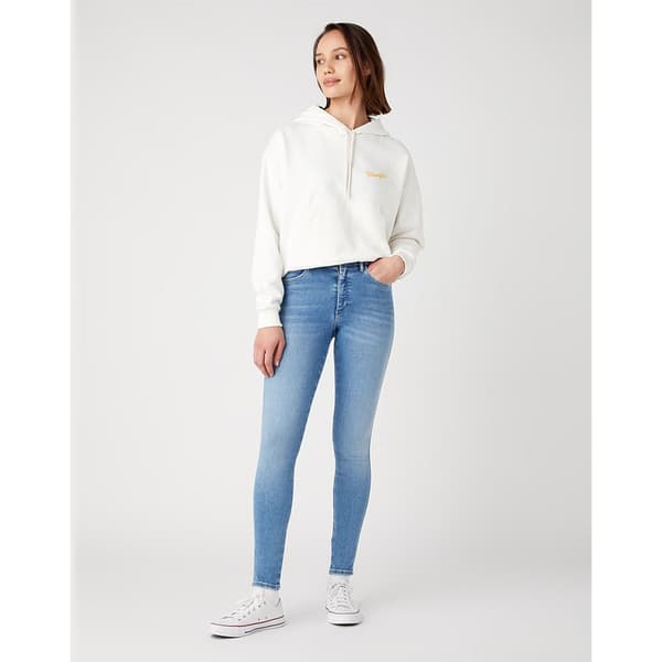 Wrangler 112342896 Skinny Fit Jeans Blå 33 / 34 Kvinde