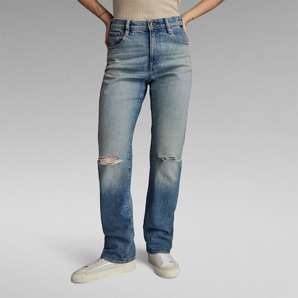 G-star Viktoria High Straight Fit Jeans Blå 29 / 30 Kvinna