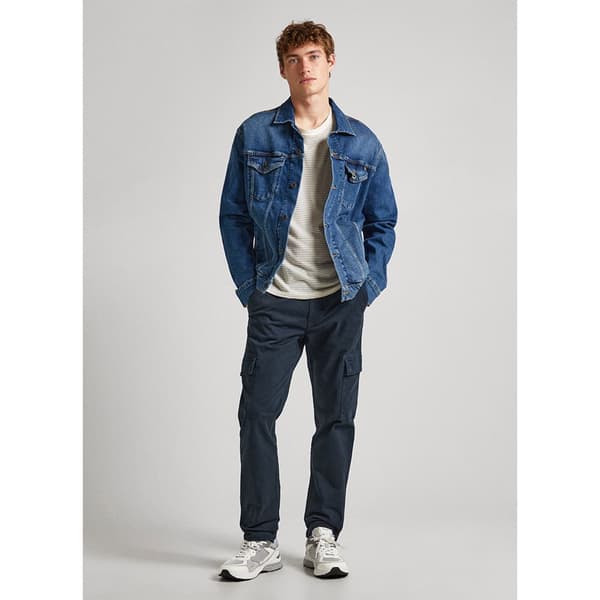 Pepe Jeans Slim Fit Cargobyxor Blå 33 Man