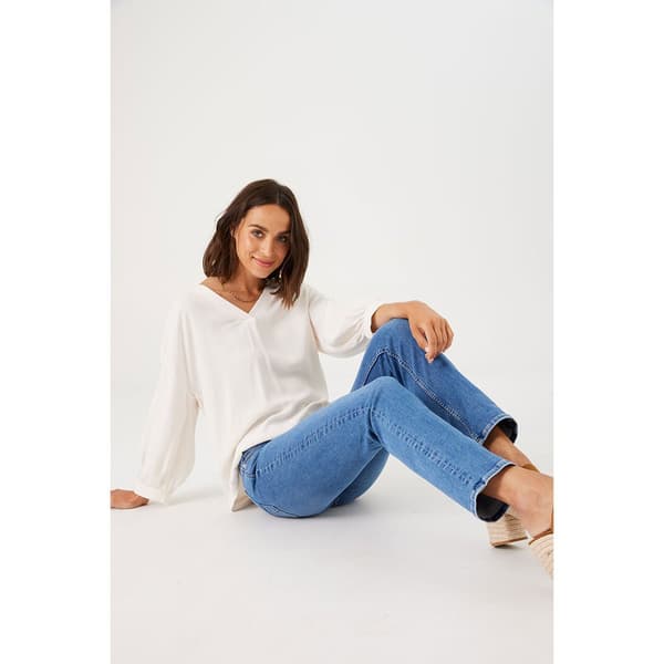 Garcia Celia Jeans Beige 34 / 30 Kvinna