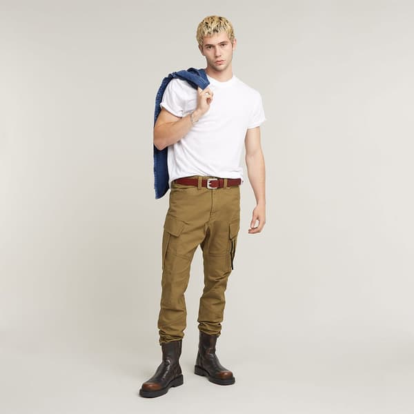 G-star Zip Pkt 3d Skinny Fit Cargo Housut Ruskea 34 / 32 Mies