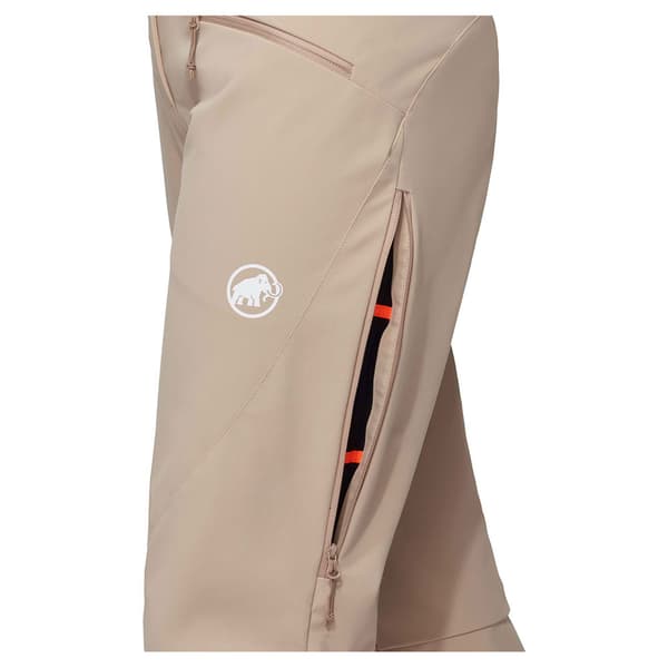 Mammut Taiss Guide Softshell Byxor Beige 38 Kvinna