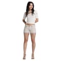 Miniatyrbild 4 av 6: G-star D24251-c777 Slim Fit Korta Jeans Beige 25 Kvinna