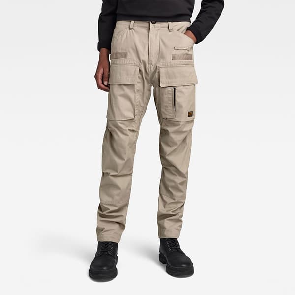 G-star 3d Regular Tapered Fit Cargobukser Beige 36 / 32 Mand
