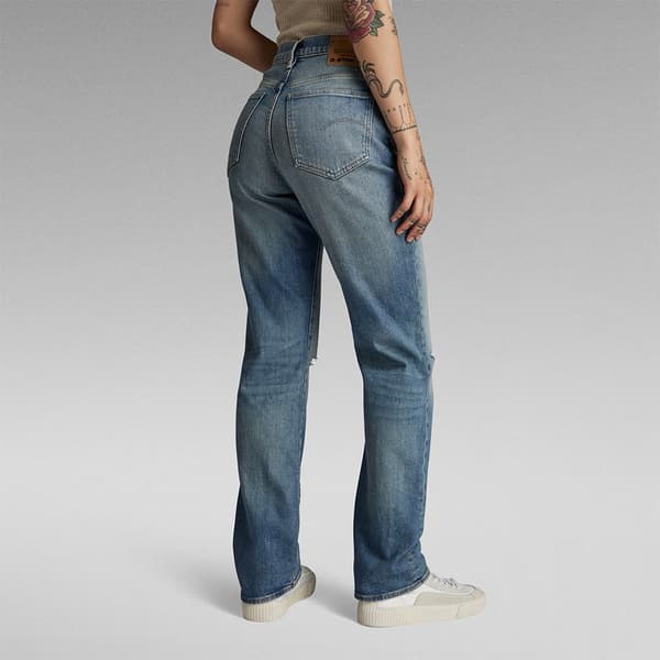 G-star Viktoria High Straight Fit Jeans Blå 29 / 32 Kvinna