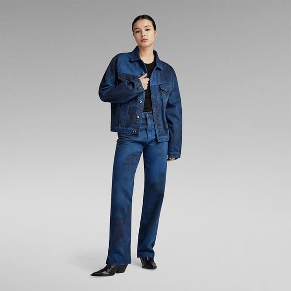 G-star Viktoria High Straight Fit Jeans Blå 30 / 30 Kvinna