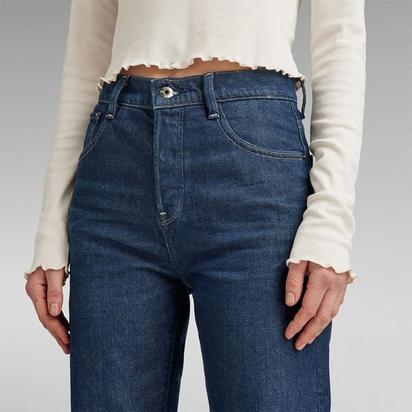 G-star Viktoria High Straight Fit Jeans Blå 29 / 32 Kvinna