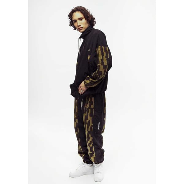 Grimey Lucky Dragon Jacquard Mjukisbyxor Svart M Man