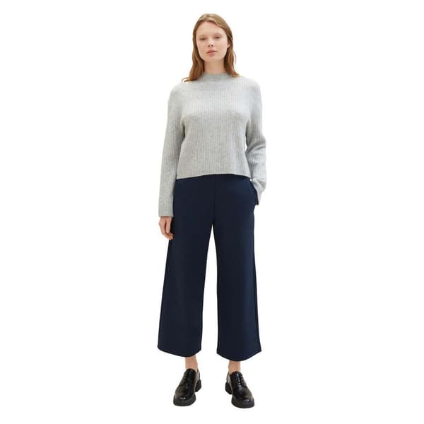 Tom Tailor 1042304 Easy Culotte Byxor Blå L Kvinna