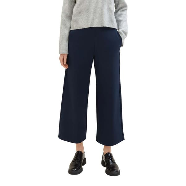 Tom Tailor 1042304 Easy Culotte Byxor Blå L Kvinna