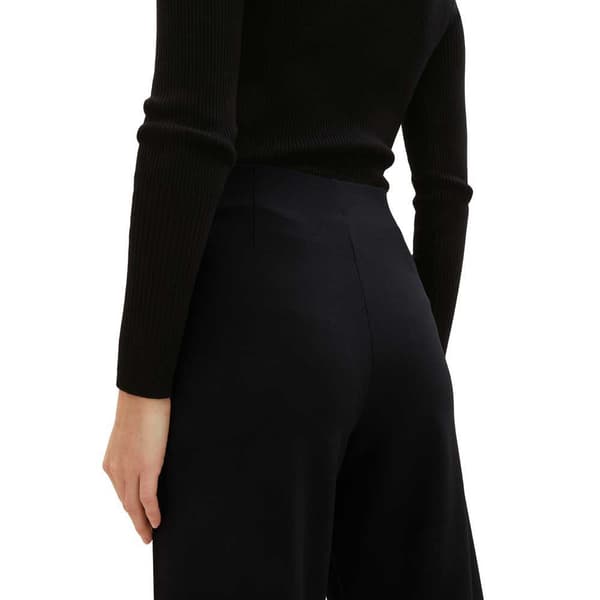 Tom Tailor Easy Culotte Byxor Svart S Kvinna