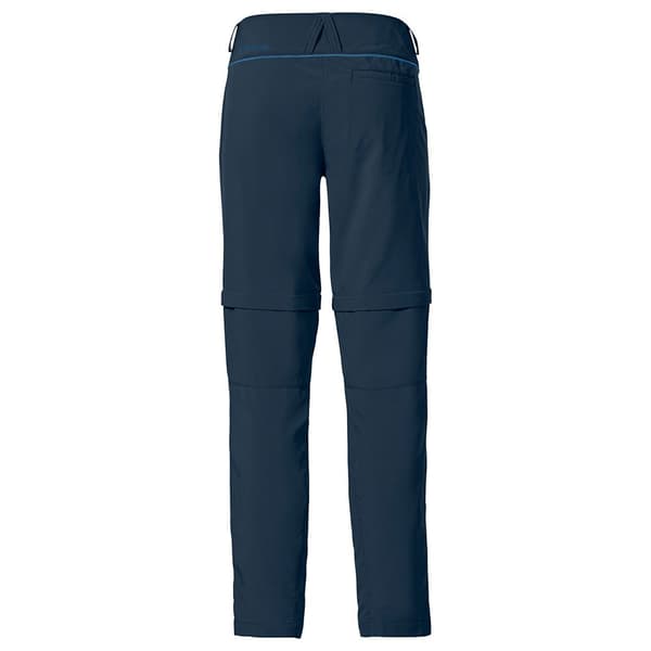 Vaude Skomer Zip Off Ii Bukser Blå 46 / Regular Kvinde