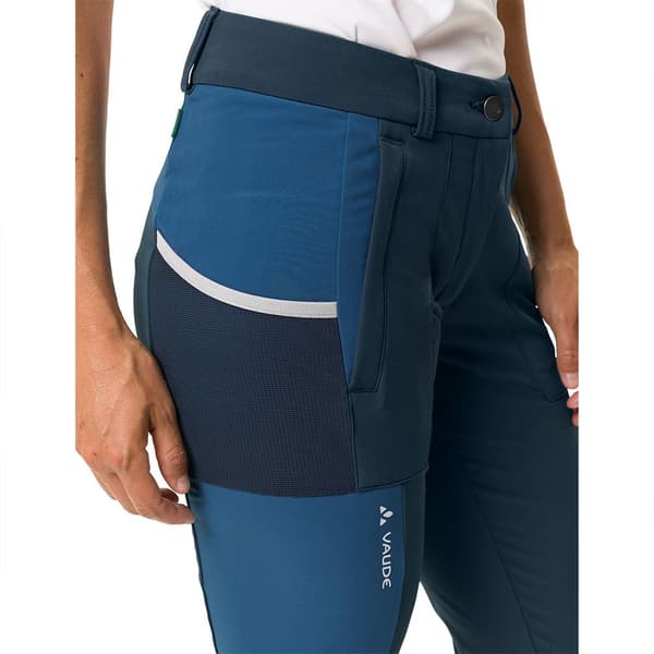 Vaude Elope Slim Fit Byxor Blå 36 / Regular Kvinna