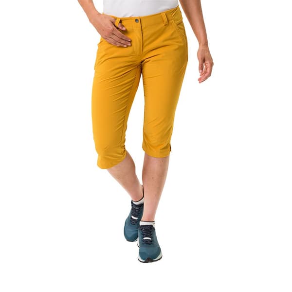 Vaude Skomer Capri Bukser Gul 36 Kvinde
