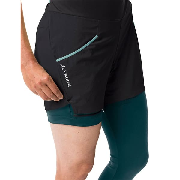 Vaude Crana Zip Off Bukser Sort 40 Kvinde
