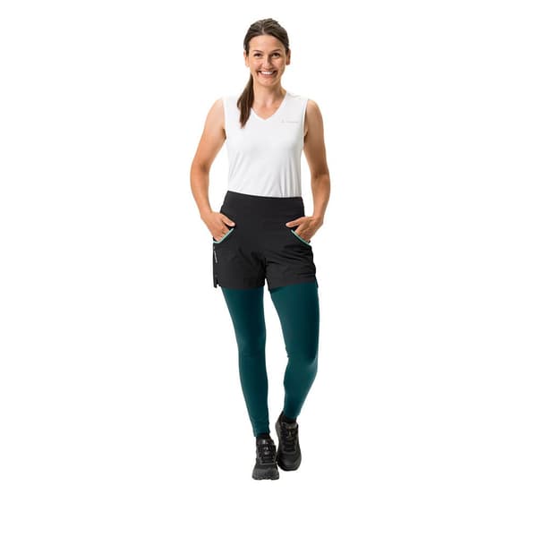 Vaude Crana Zip Off Bukser Sort 40 Kvinde