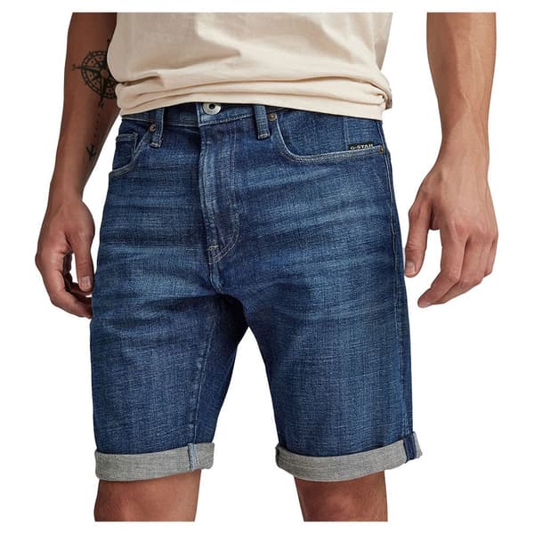 G-star 3301 Korte Jeans Blå 29 Mand