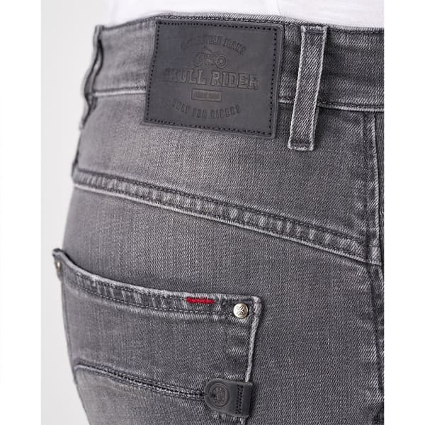 Skull Rider Skinny Jeans Grå 36 / 32 Mand