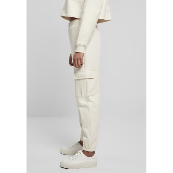 Urban Classics High Waist Cargo Bukser Hvid 2XL Kvinde