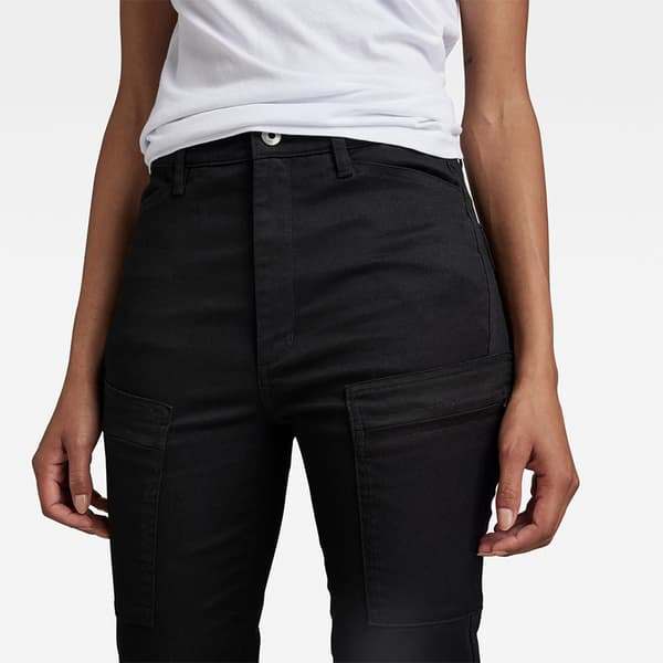 G-star Skinny Fit Cargobyxor Svart 30 / 34 Kvinna
