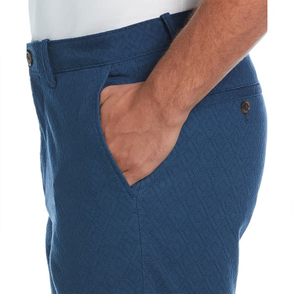 Original Penguin Short Textured Dobby Shorts Blå 33 Man