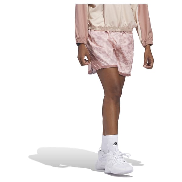 Adidas Crazy Lite Cheetah Allover Print Kvinnors Shorts L / Regular Man