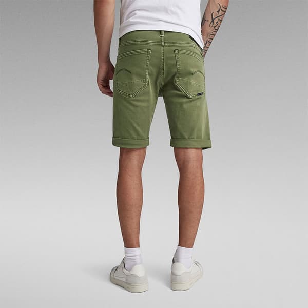 G-star 3301 Slim Fit Korta Jeans Grönt 38 Man