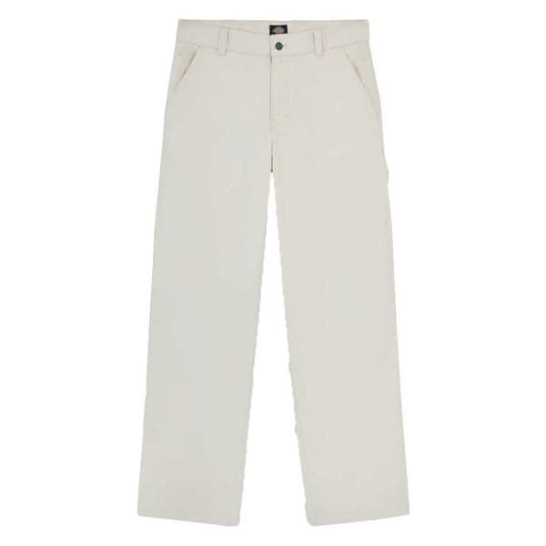 Dickies Corduroy Carpenter Byxor Vit,Grå 32 / Regular Kvinna