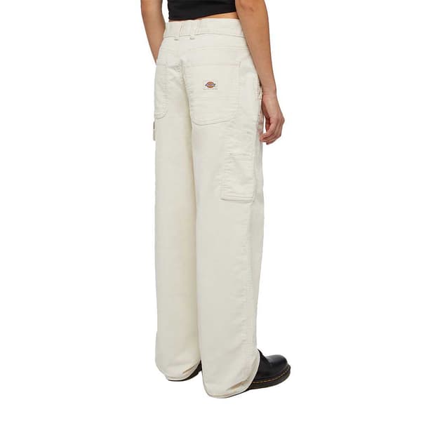 Dickies Corduroy Carpenter Byxor Vit,Grå 32 / Regular Kvinna