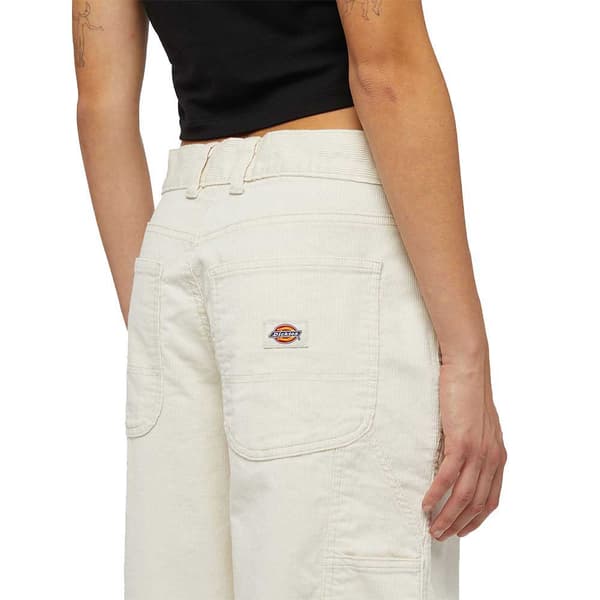 Dickies Corduroy Carpenter Byxor Vit,Grå 32 / Regular Kvinna