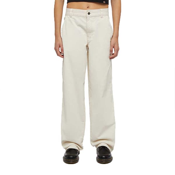 Dickies Corduroy Carpenter Byxor Vit,Grå 32 / Regular Kvinna