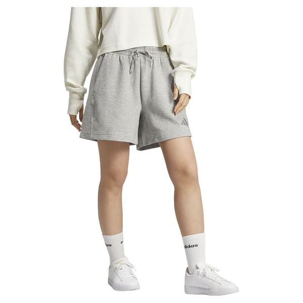 Adidas All Szn Rib Shortsit Harmaa S Nainen