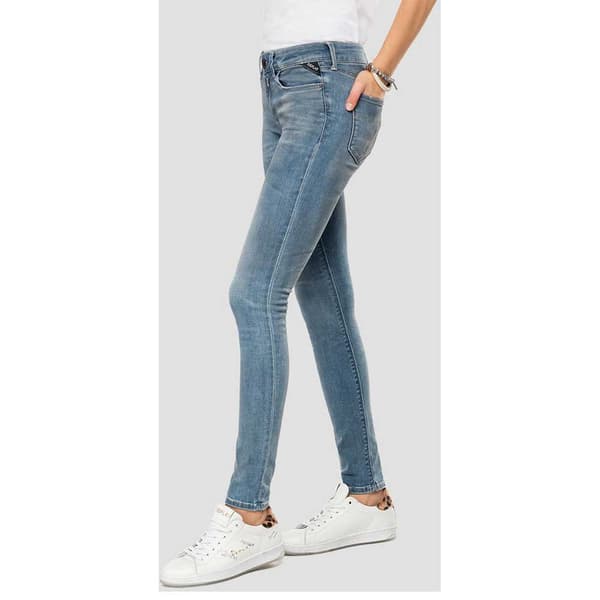 Replay New Luz Jeans Blå 28 / 30 Kvinna