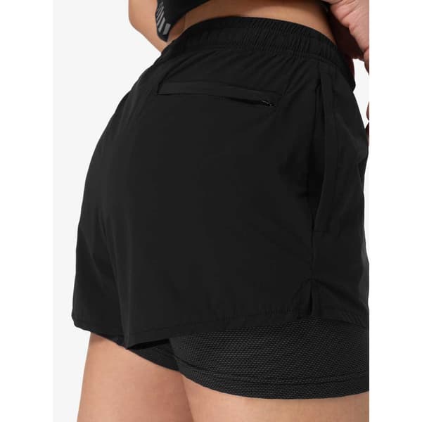 Super.natural Double Layer Shorts Sort L Kvinde
