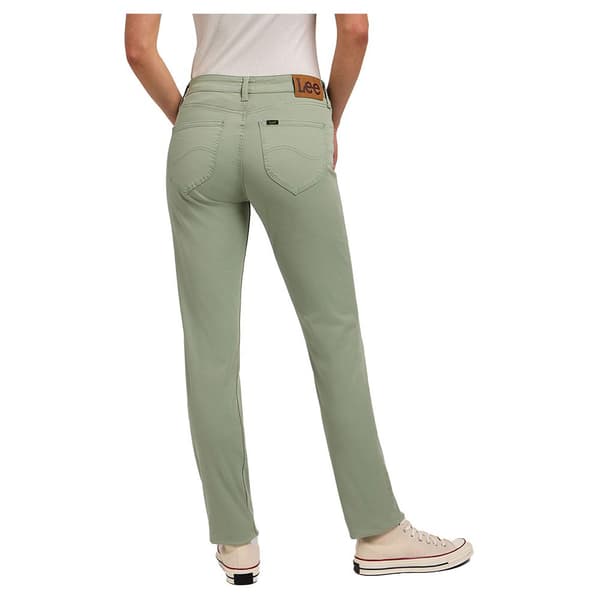 Lee Marion Straight Fit Jeans Grøn 33 / 31 Kvinde