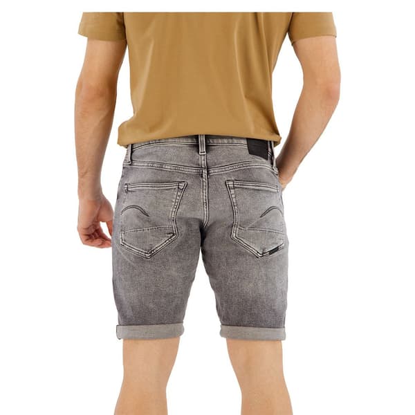 G-star 3301 Slim Fit Lyhyet Farkut Harmaa 28 Mies