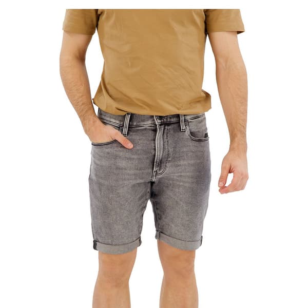 G-star 3301 Slim Fit Lyhyet Farkut Harmaa 28 Mies