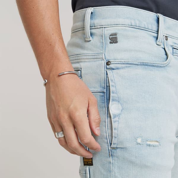 G-star D-staq 3d Slim Fit Jeans Blå 26 / 32 Mand