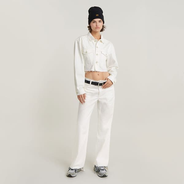 G-star Judee Loose Fit Cut Wb Jeans Beige 32 / 30 Kvinde