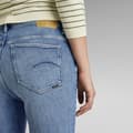 Miniatyrbild 2 av 4: G-star Strace Straight Fit Jeans Blå 24 / 32 Kvinna