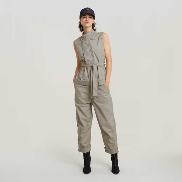 G-star Utility Cropped Bukser Beige 26 Kvinde