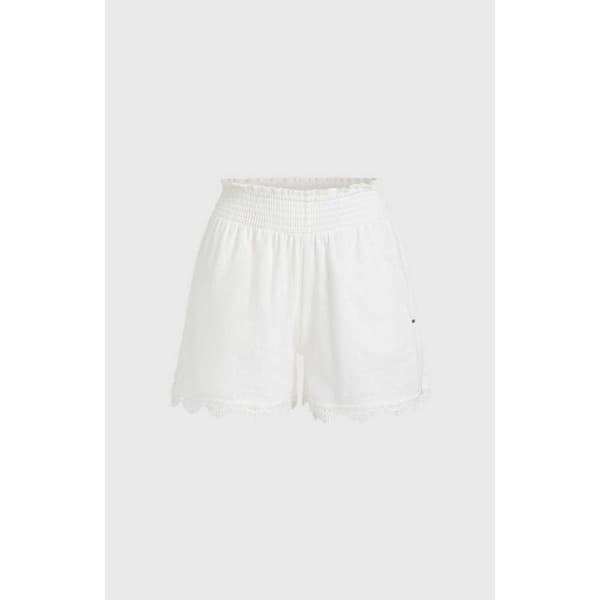 O´neill Essentials Ava Smocked Shortsit Valkoinen M Nainen