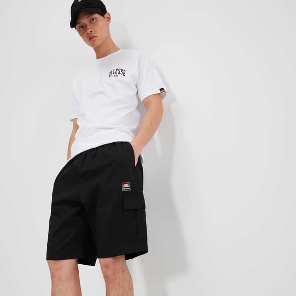 Ellesse Caprera Cargo Shorts Sort XL Mand