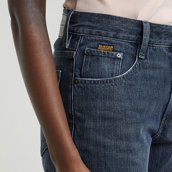 G-star Viktoria High Straight Jeans Blå 29 / 34 Kvinde