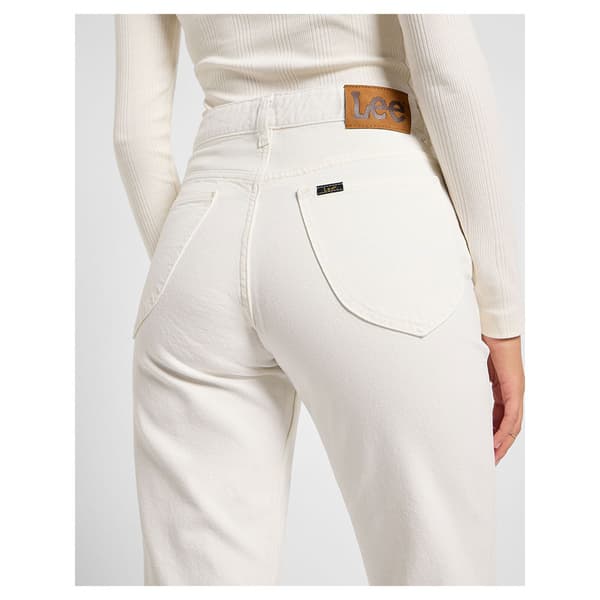 Lee Rider Classic Jeans Vit 30 / 33 Kvinna