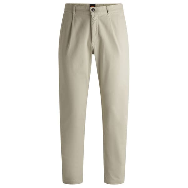 Boss Pleated 10268637 Chinobukser Beige 29 / 32 Mand