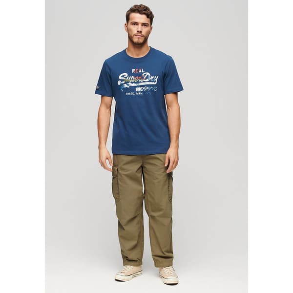 Superdry Baggy Parachute Byxor Beige 30 / 32 Man